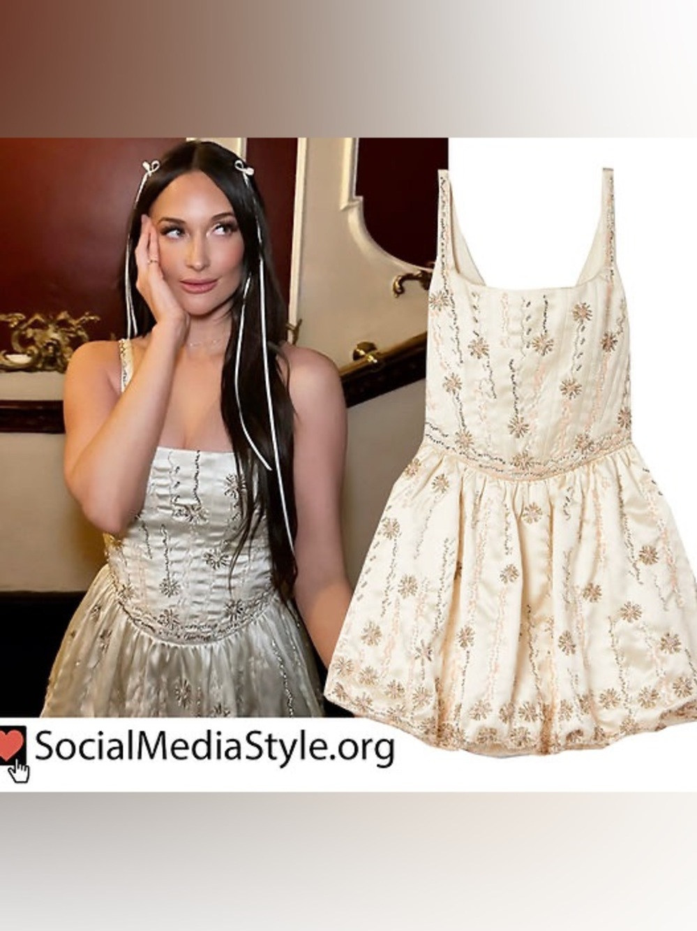 LoveShackFancy Brookhaven Bodice Bubble Luxe Dress - Picture 6 of 12